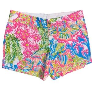 Lilly Pulitzer Callahan shorts, Nwot, very colorful, summery, beach, size 6